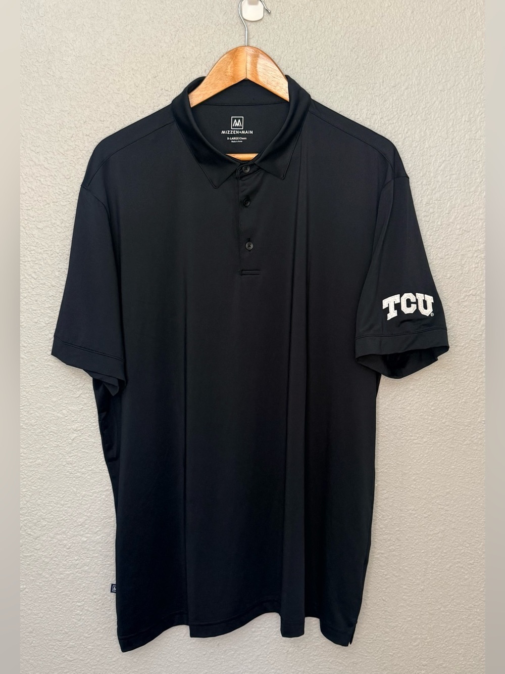 Mizzen+Main | Classic Versa Polo with TCU | Black | Size XL